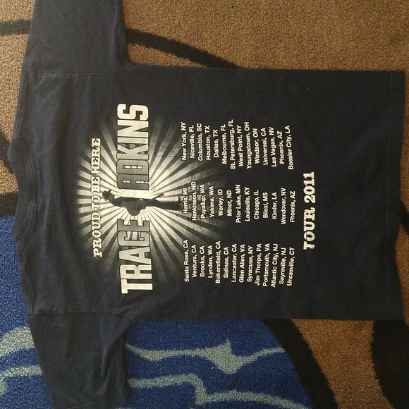 '11 Trace Adkins tour t-shirt USA made small - Picture 3 of 5